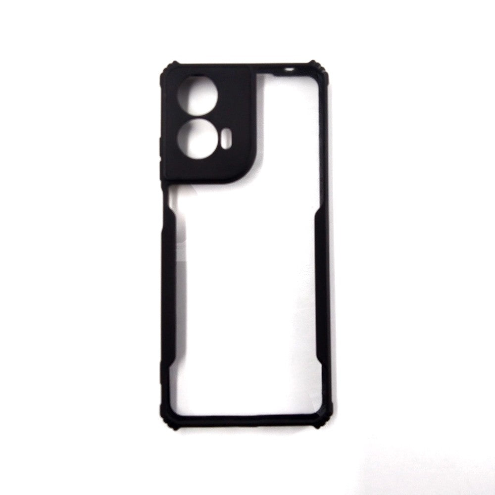 Motorola G24 case Matte Black Back Cover Soft Silicone TPU Bumper case