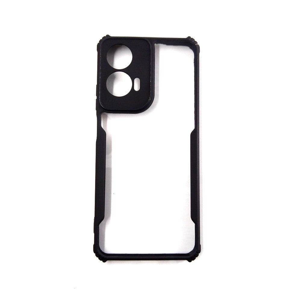 Motorola G35 case Matte Black Back Cover Soft Silicone TPU Bumper case