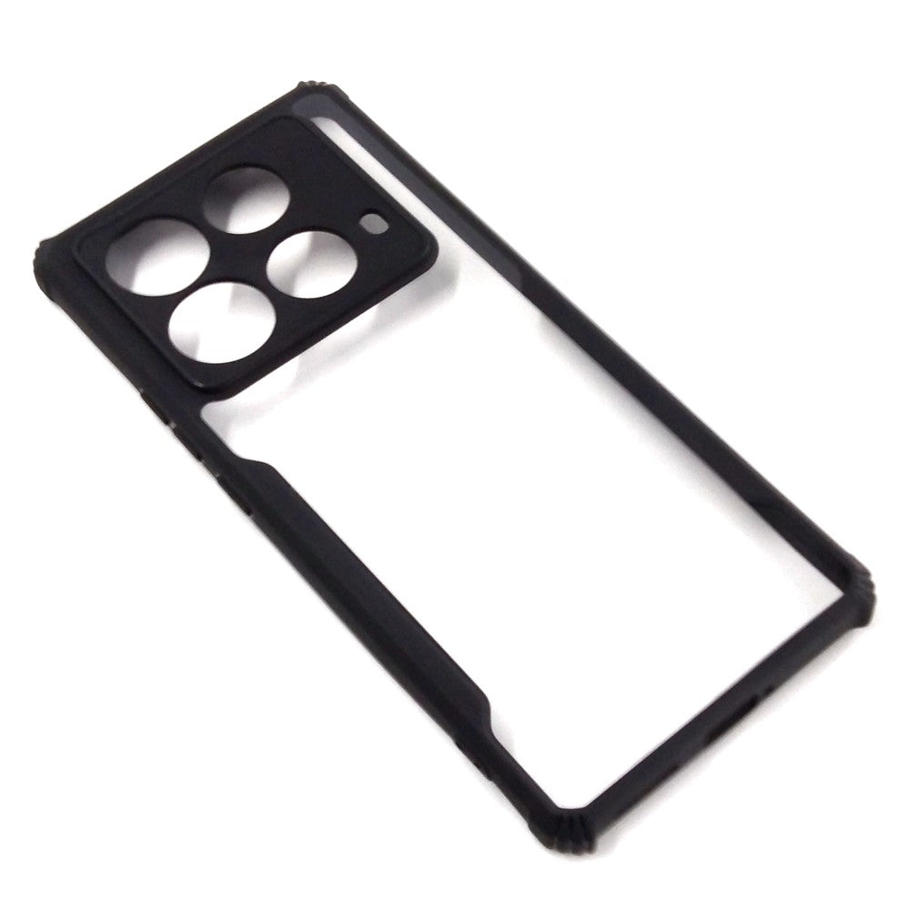 infinix Note 40 4G case Matte Black Back Cover Soft Silicone TPU Bumper case
