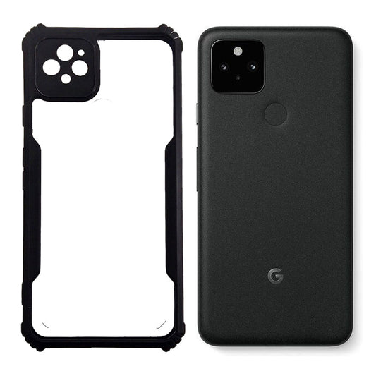 Google Pixel 5 case Matte Black Back Cover Soft Silicone TPU Bumper case