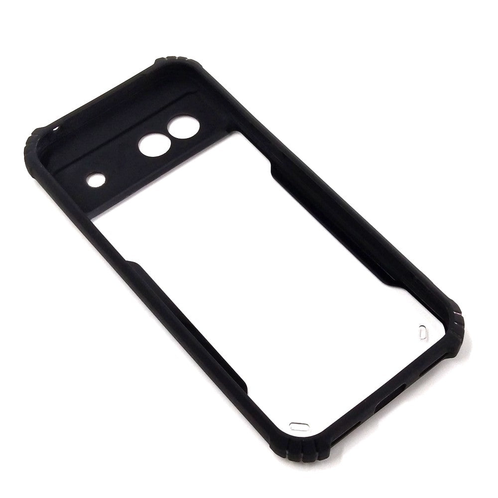 Google Pixel 8A case Matte Black Back Cover Soft Silicone TPU Bumper case