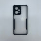 Redmi Note 12 Pro Plus Shockproof Matte Black Border Aly Camera lens Protection back cover Case