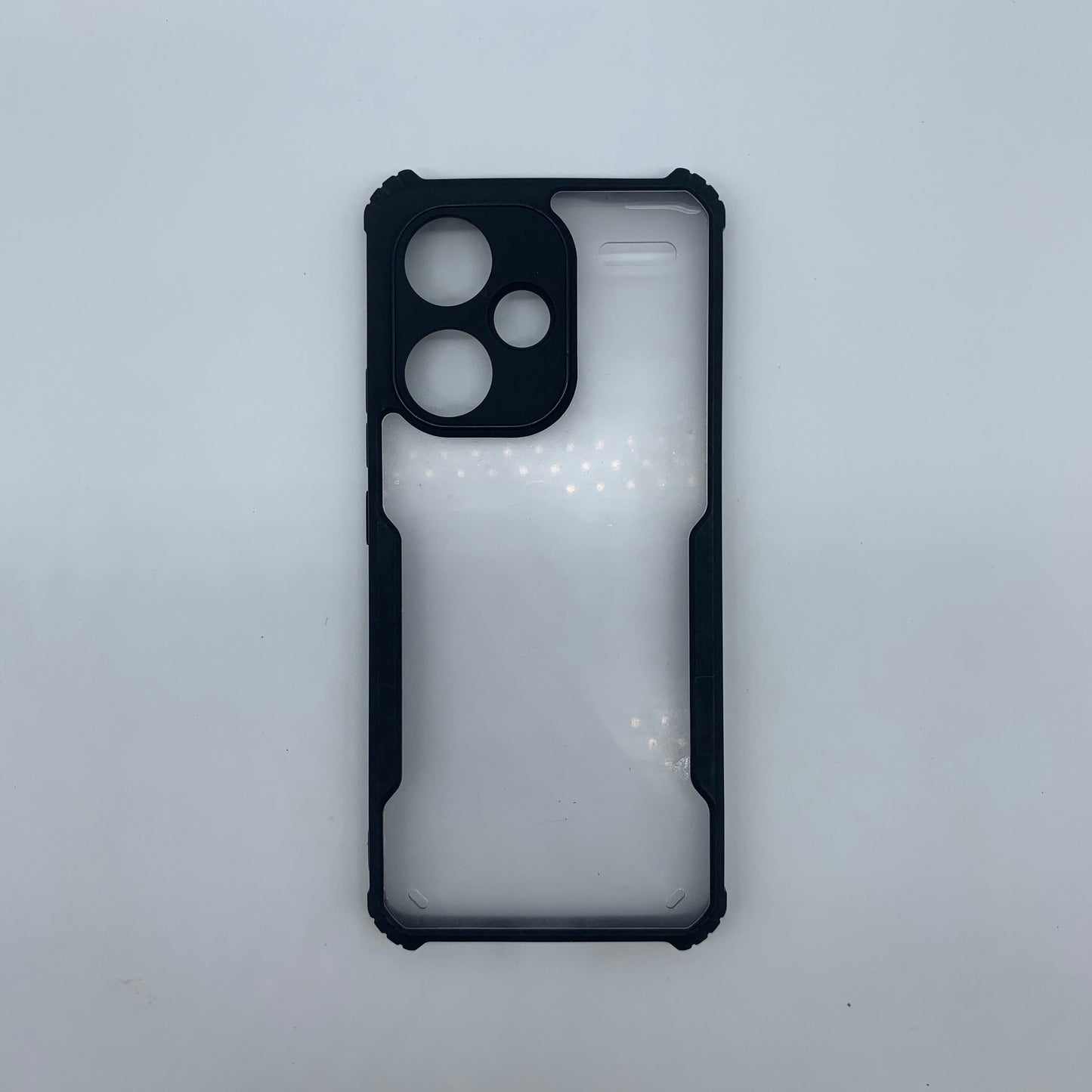 Redmi Note 13 Pro Plus Shockproof Matte Black Border Aly Camera lens Protection back cover Case