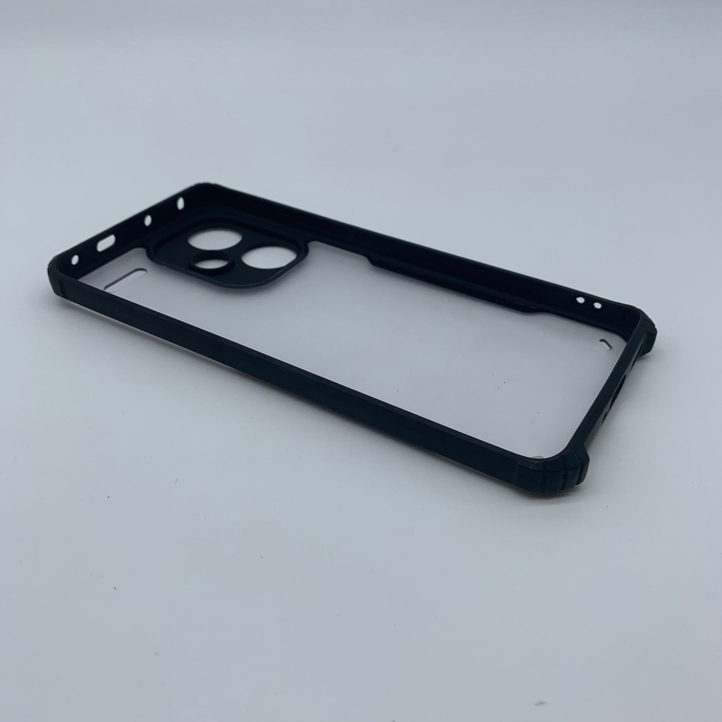 Redmi Note 13 Pro Plus Shockproof Matte Black Border Aly Camera lens Protection back cover Case