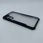 Samsung S23 Plus Shockproof Matte Black Border Aly Camera lens Protection back cover Case
