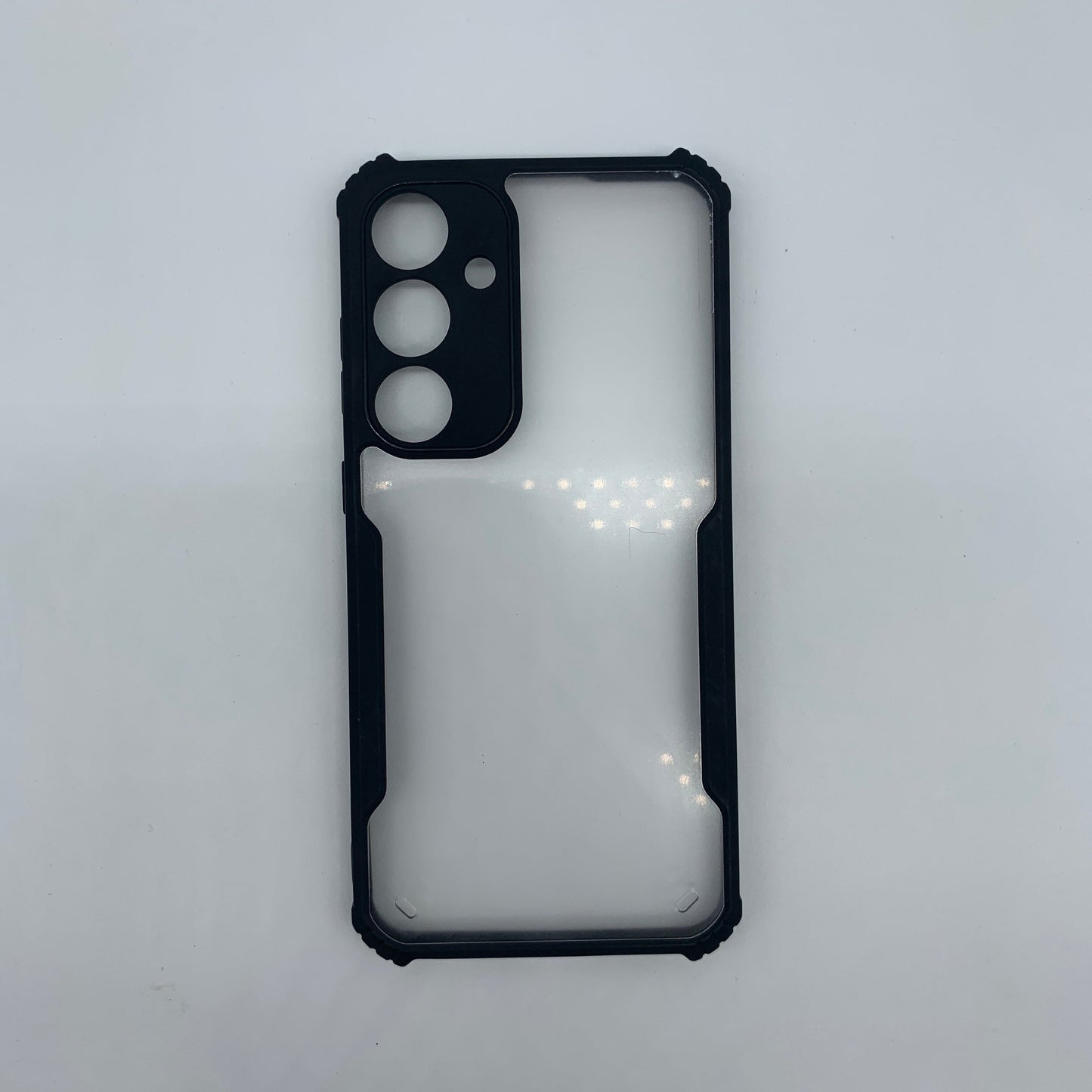 Samsung S24 Plus Shockproof Matte Black Border Aly Camera lens Protection back cover Case