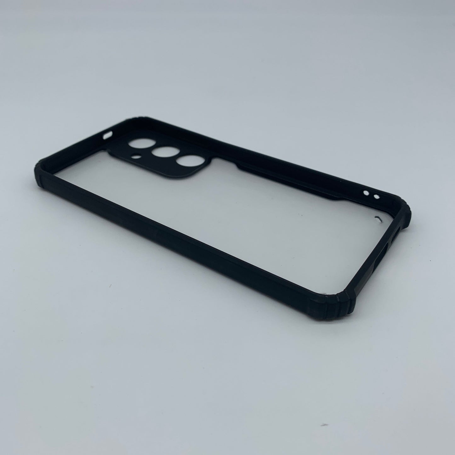 Samsung S24 Plus Shockproof Matte Black Border Aly Camera lens Protection back cover Case