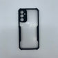 Samsung A34 Shockproof Matte Black Border Aly Camera lens Protection back cover Case