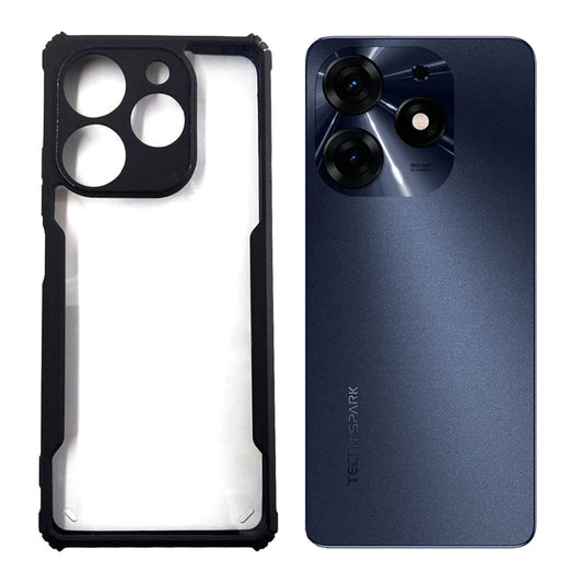 Tecno Spark 10 Pro case Matte Black Back Cover Soft Silicone TPU Bumper case
