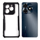 Tecno Spark 20C case Matte Black Back Cover Soft Silicone TPU Bumper case