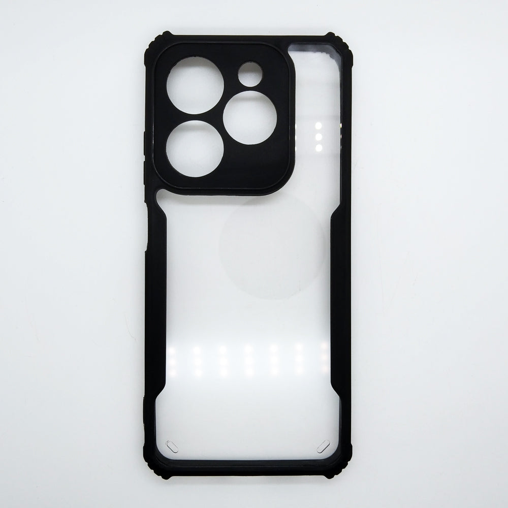 Tecno Spark 20 iPaky Case Back Cover Matte Black TPU Bumper case