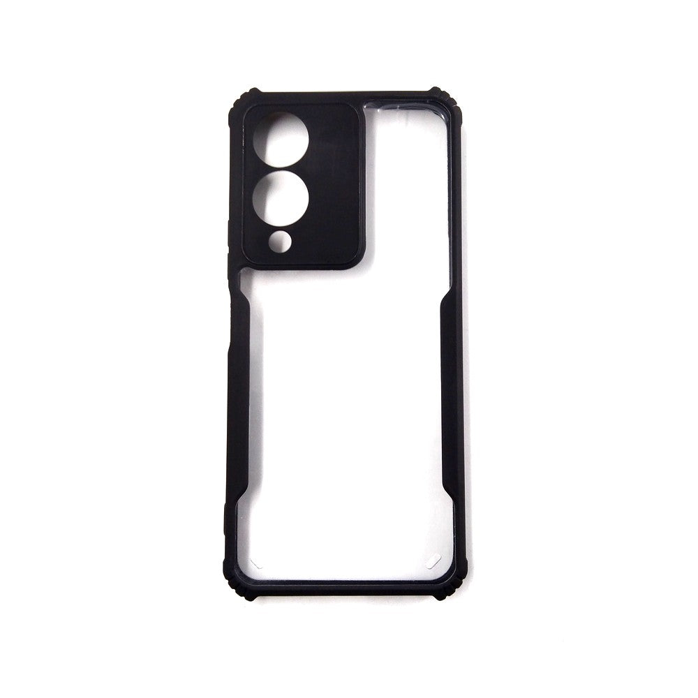 Vivo Y17s case Matte Black Back Cover Soft Silicone TPU Bumper case
