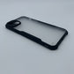 iPhone 15 Plus Shockproof Matte Black Border Aly Camera lens Protection back cover Case