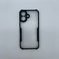 iPhone 16 Shockproof Matte Black Border Aly Camera lens Protection back cover Case