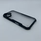 iPhone 16 Shockproof Matte Black Border Aly Camera lens Protection back cover Case