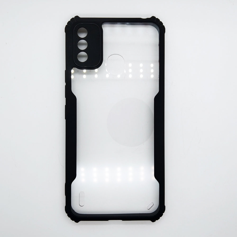 itel A48 iPaky Case Back Cover Matte Black TPU Bumper case