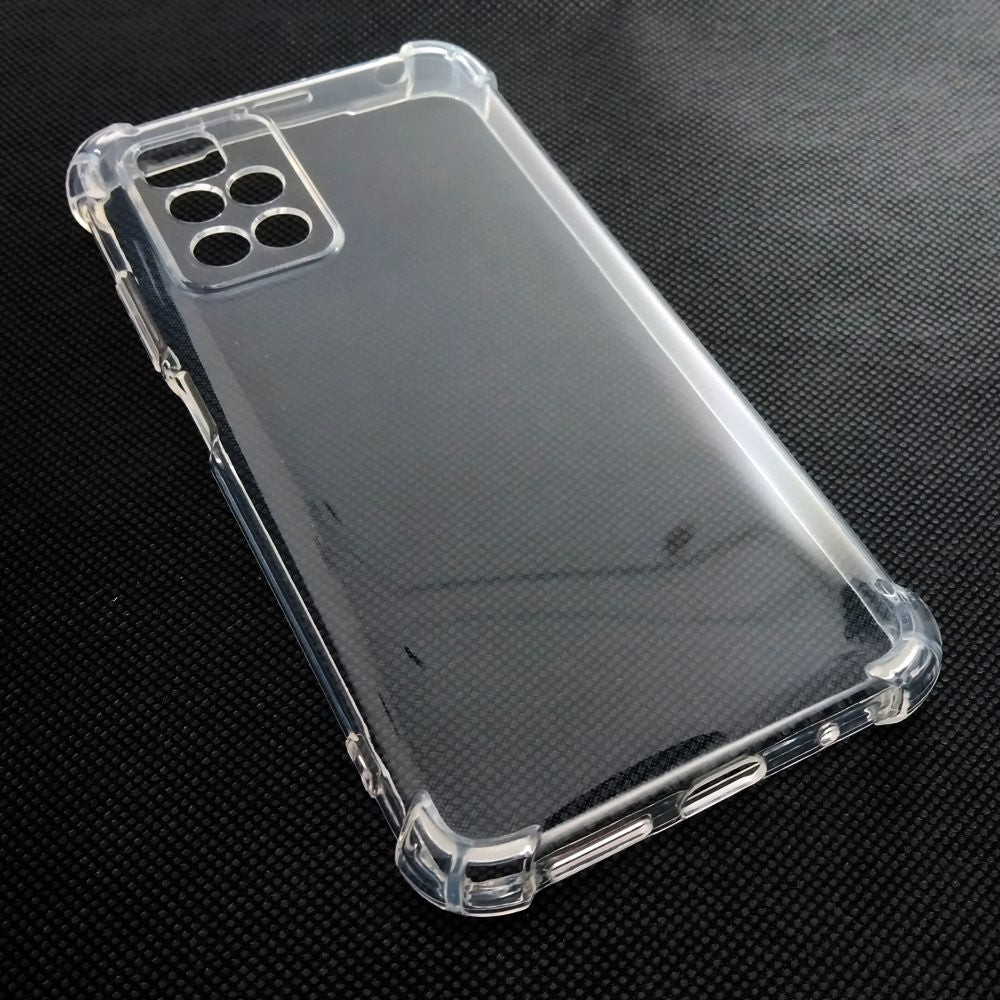 AntiShock Clear Back Cover Soft Silicone TPU Bumper case for Redmi 10