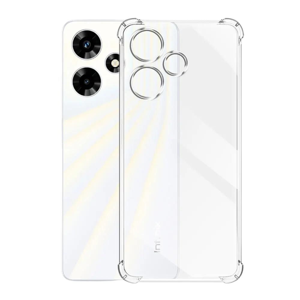 infinix Hot 30 Clear Anti-Shock Case Reinforced Corner Cover