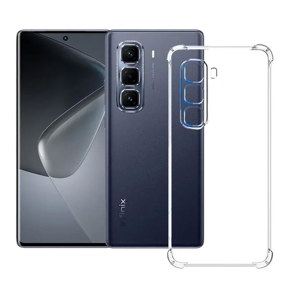 infinix Hot 50 Pro Plus Clear Anti-Shock Case Heavy Duty Protection