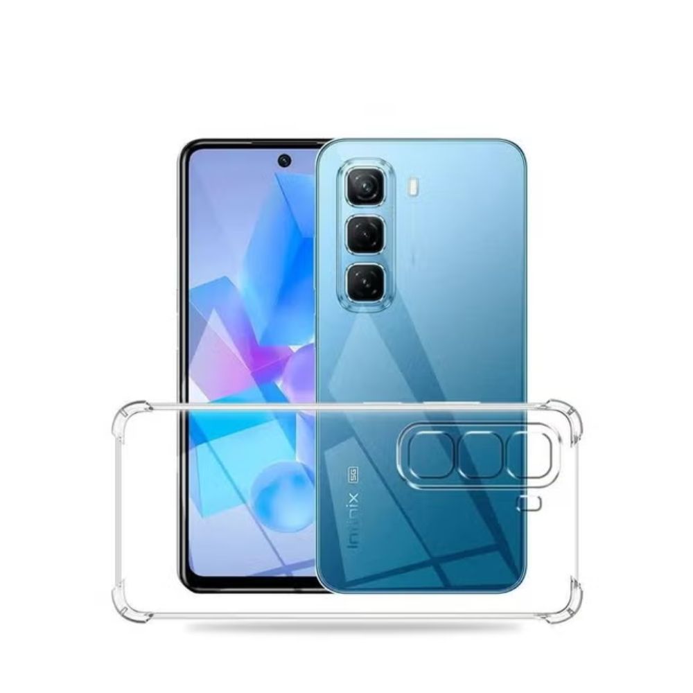 infinix Hot 50 Pro Plus Clear Anti-Shock Case Heavy Duty Protection