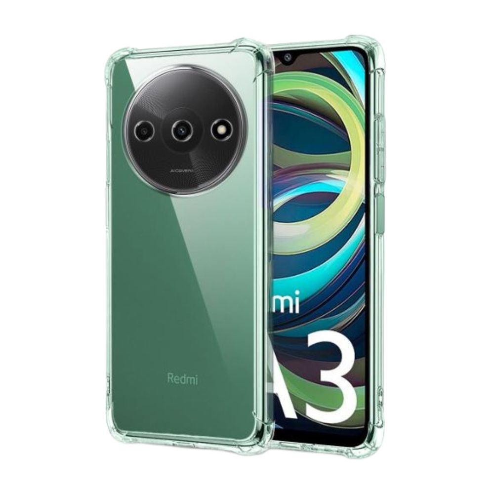 Redmi A3 Clear Anti-Shock Case Heavy Duty Corner Protection