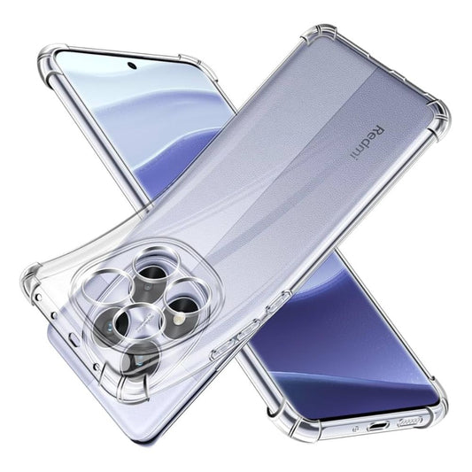 Redmi Note 14 Pro 5G Clear Anti-Shock Case Reinforced Corner Cover