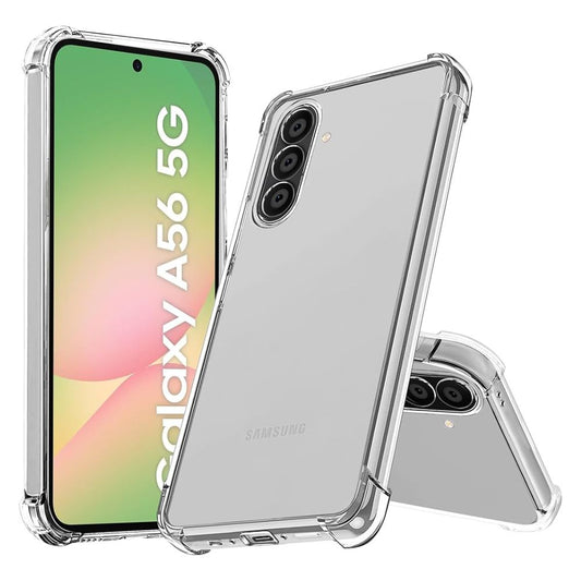 Samsung A56 Clear Anti-Shock Case Heavy Duty Corner Cover