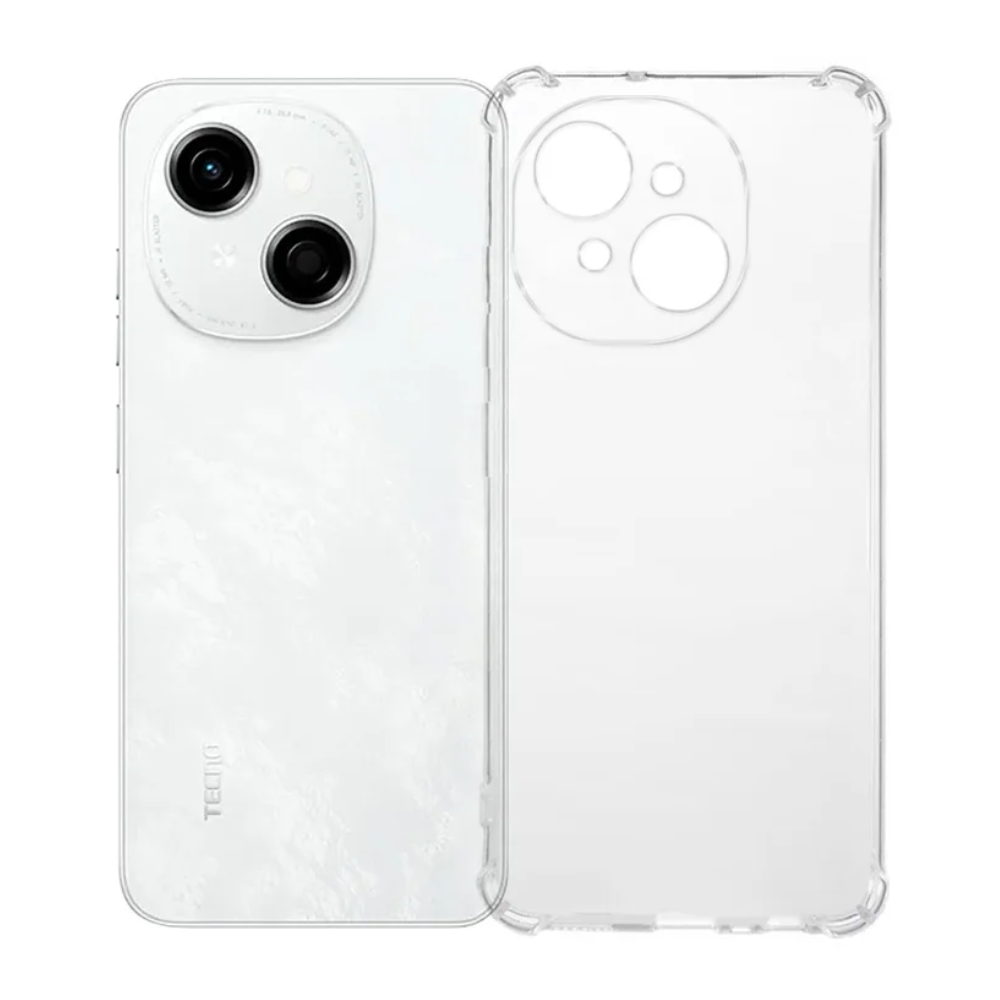 Tecno Spark Go 1 Clear Anti-Shock Case Corner Bumper Protection Cover
