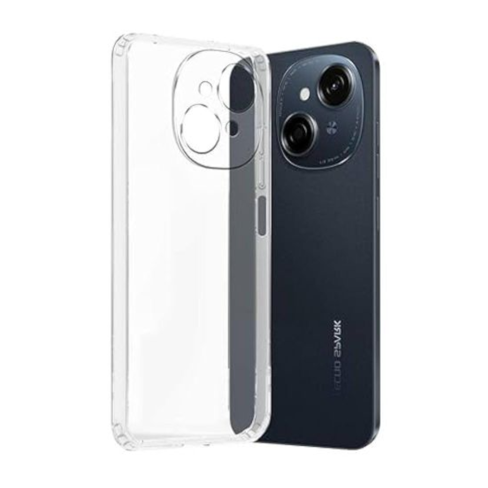 Tecno Spark Go 1 Clear Anti-Shock Case Corner Bumper Protection Cover