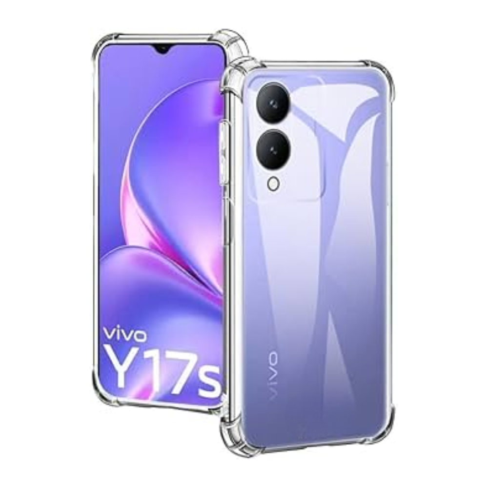 Vivo Y17s Clear Anti-Shock Case Corner Drop Protection