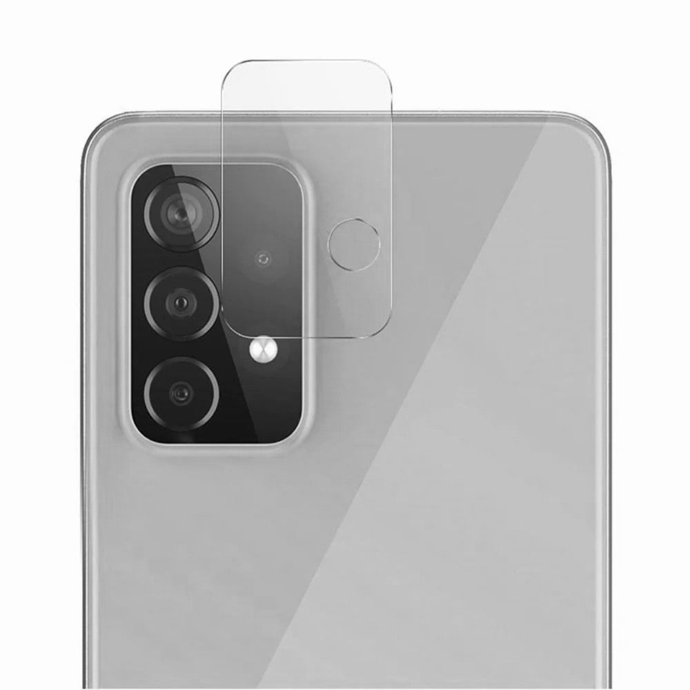 Combo Pack of Tempered Glass Screen Protector, Carbon Fiber Back Sticker, Camera lens Clear Glass Bundel for Samsung A52 4G