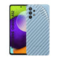 Combo Pack of Tempered Glass Screen Protector, Carbon Fiber Back Sticker, Camera lens Clear Glass Bundel for Samsung A52s 5G