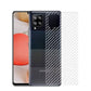 Combo Pack of Tempered Glass Screen Protector, Carbon Fiber Back Sticker, Camera lens Clear Glass Bundel for Samsung M42