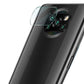 Combo Pack of Tempered Glass Screen Protector, Carbon Fiber Back Sticker, Camera lens Clear Glass Bundel for Mi POCO X3