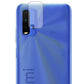 Combo Pack of Tempered Glass Screen Protector, Carbon Fiber Back Sticker, Camera lens Clear Glass Bundel for Redmi 9T