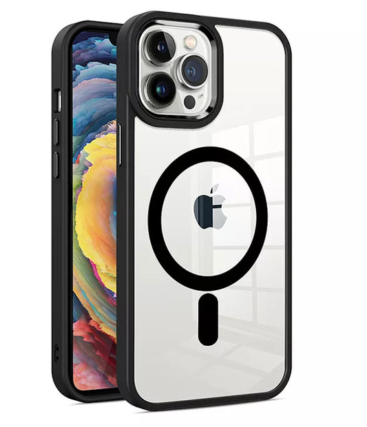 iPhone 15 Pro Max Shockproof Matte Magsafe Case