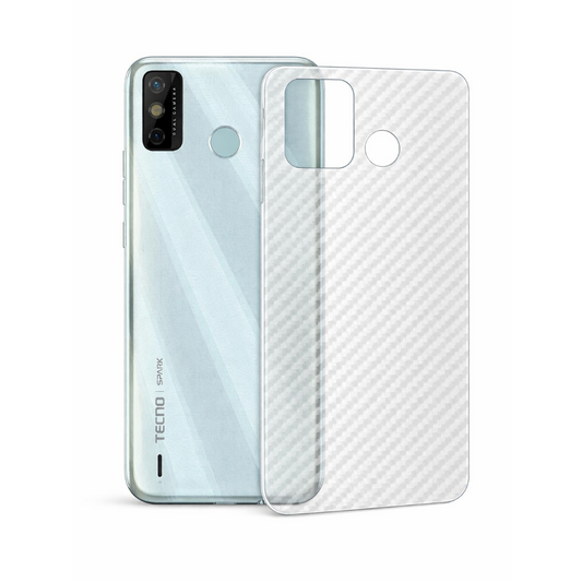 Tecno Spark 6 Go Carbon Back Sticker Matte Finish Back Skin