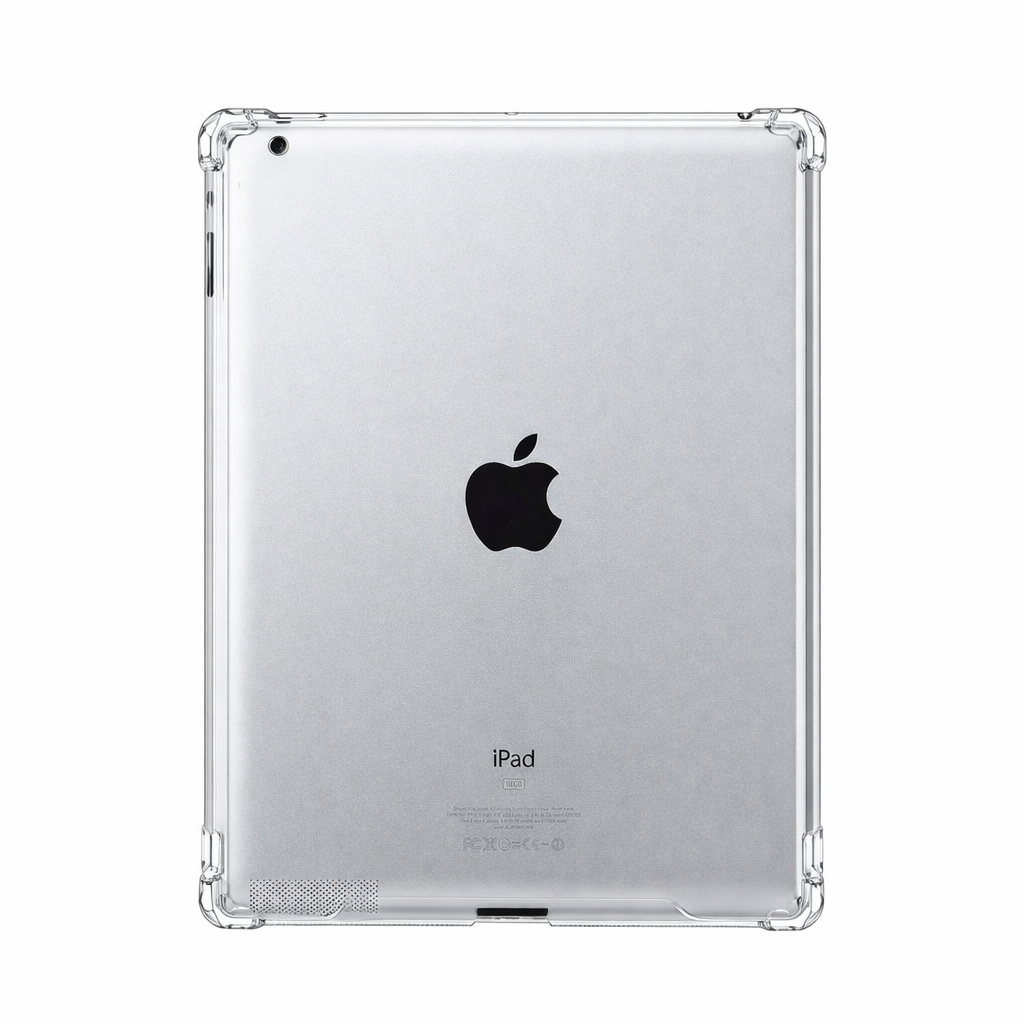 iPad 2 Clear Anti-Shock Case Thick Transparent Protective Cover