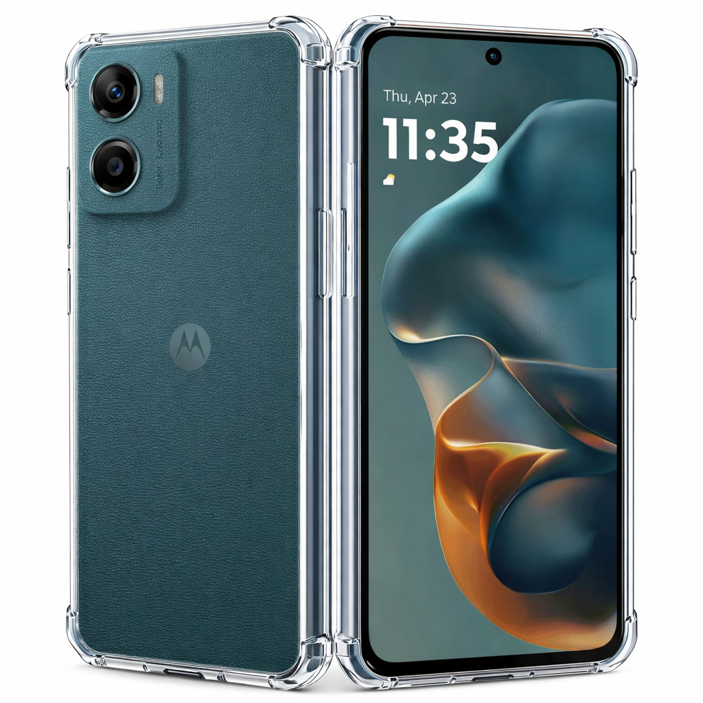Motorola Moto G05 Clear Anti-Shock Case Reinforced Bumper Cover