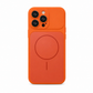 iPhone 13 Pro Orange Back Case - Slim Fit Protective Silicone Phone Cover