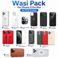 iPhone 11 Pro Max Wasi Pack – 14 PCS Ultimate Protection & Style Combo with 7 Premium Cases, 3 Apple Silicone Cases, Tempered Glass, Camera Lens Protector, Carbon Skin & Back Glass