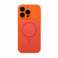 iPhone 15 Pro Max Orange Back Case - Slim Fit Protective Silicone Phone Cover