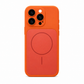 iPhone 16 Pro Max Orange Back Case - Slim Fit Protective Silicone Phone Cover
