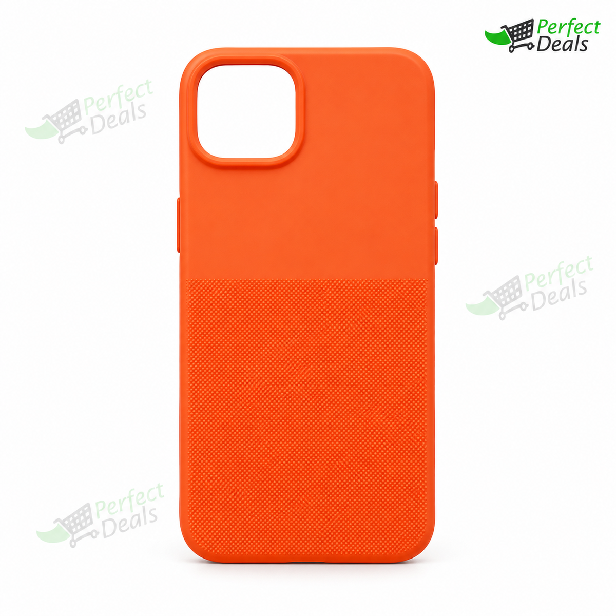 iPhone 14 Slim Silicone Protective Case – Shock Absorbing TPU Back Cover with Raised Camera & Screen Protection