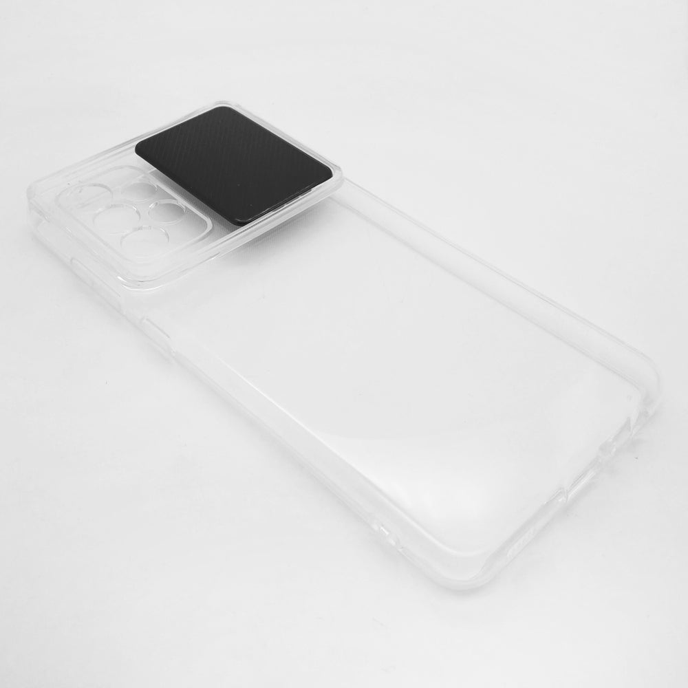 Samsung A52 Camera Slide Protection Clear Back Cover Soft Silicone TPU Bumper case