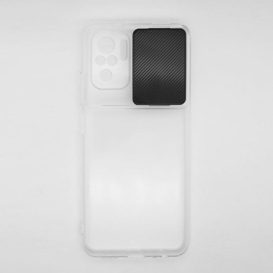 Redmi Note 10 Camera Slide Protection Clear Back Cover Soft Silicone TPU Bumper case