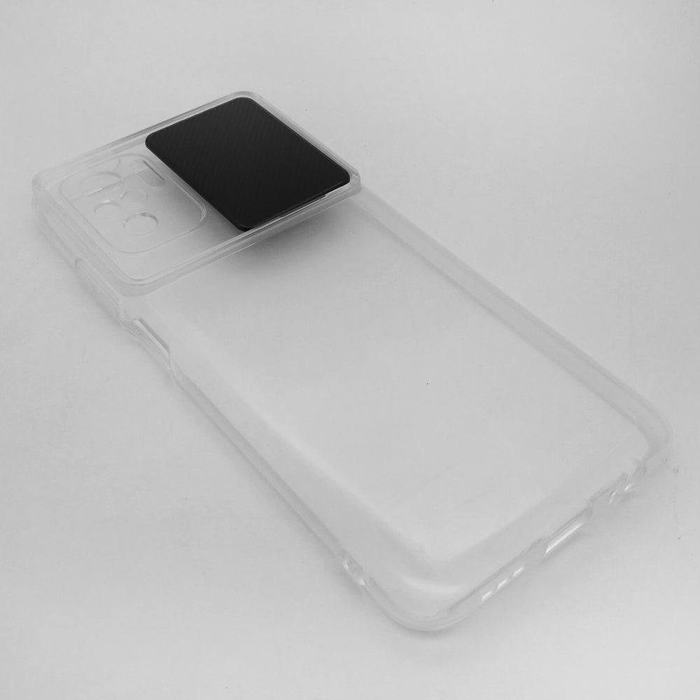 Redmi Note 10 Camera Slide Protection Clear Back Cover Soft Silicone TPU Bumper case