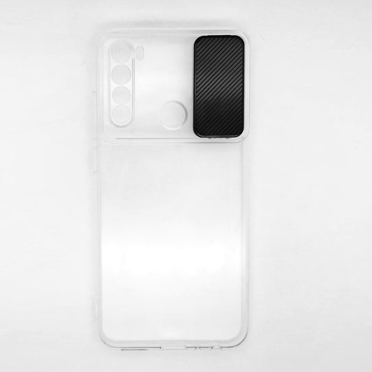 Redmi Note 8 Camera Slide Protection Clear Back Cover Soft Silicone TPU Bumper case