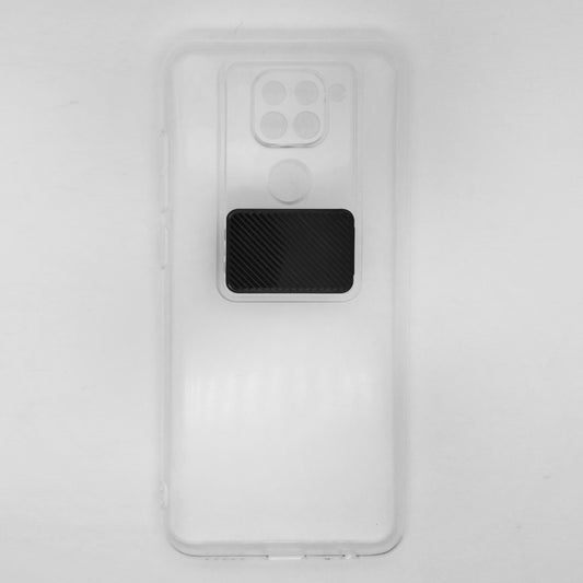 Redmi Note 9 Camera Slide Protection Clear Back Cover Soft Silicone TPU Bumper case