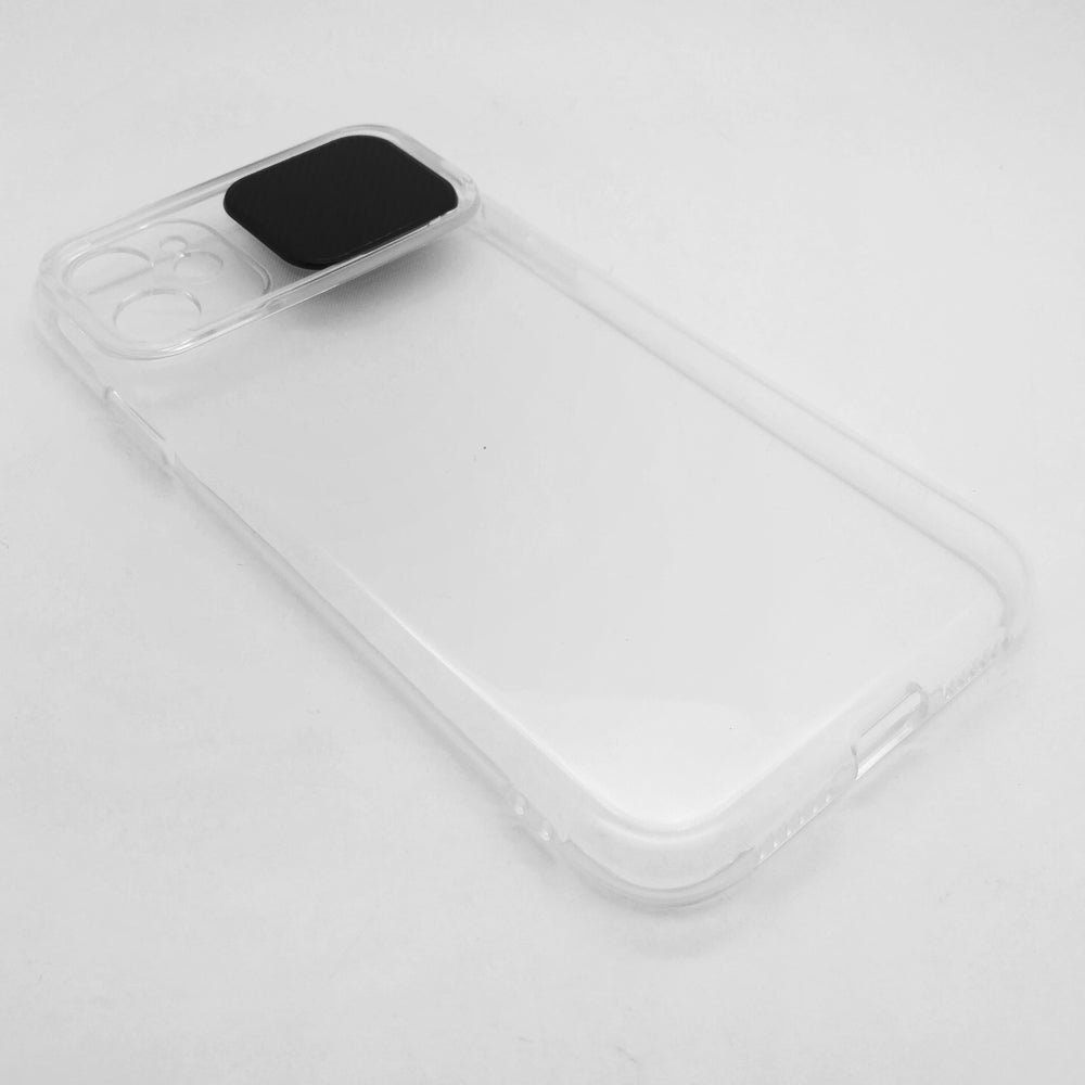 iPhone 11 Camera Slide Protection Clear Back Cover Soft Silicone TPU Bumper case